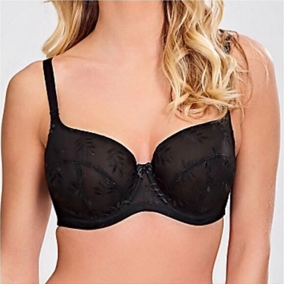 PANACHE Tango II Black Underwire Balconnet Bra - Size 34K - Picture 1 of 9